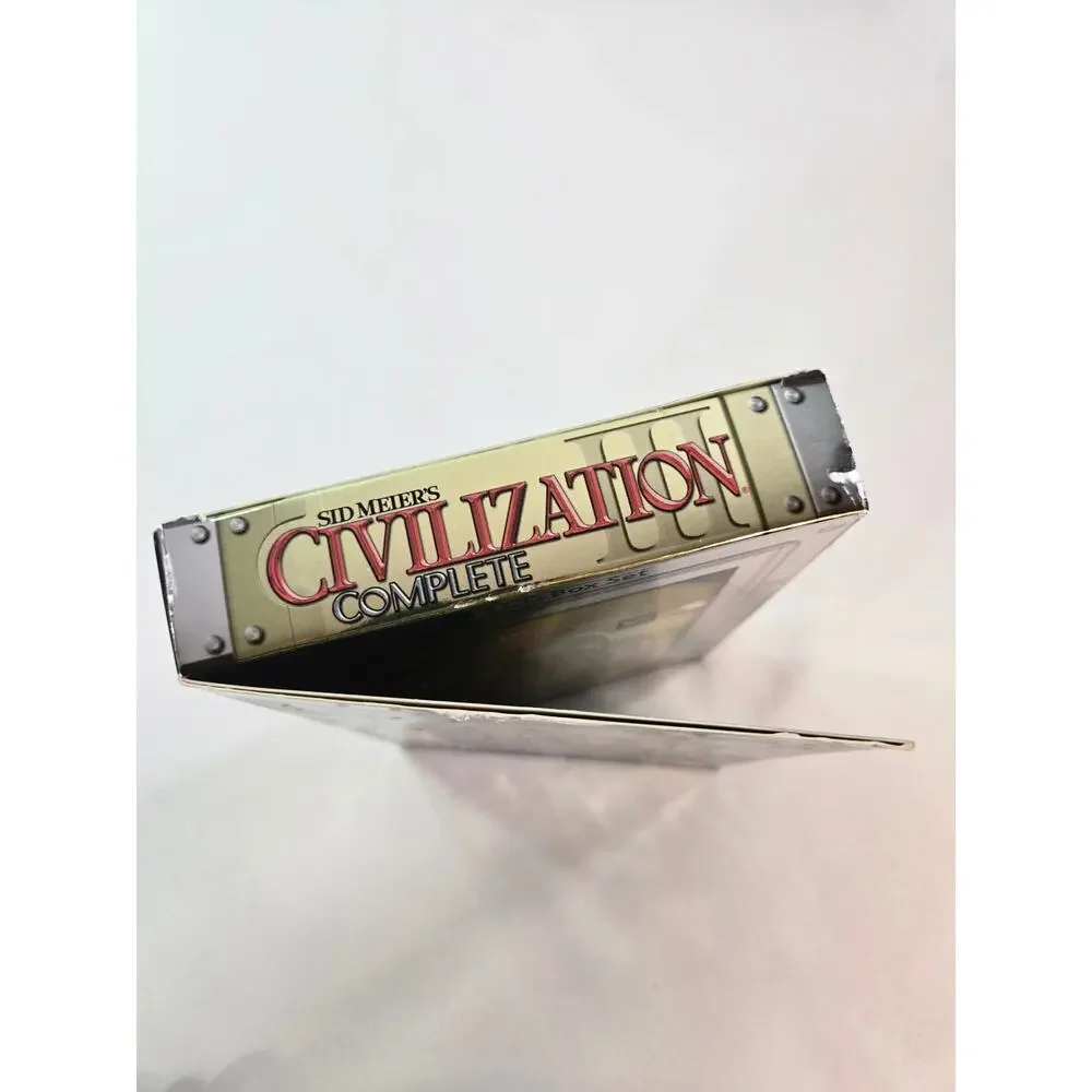 Sid Meier’s Civilization III Complete PC CD-ROM Complete 3 Disc Box Set 2K Games